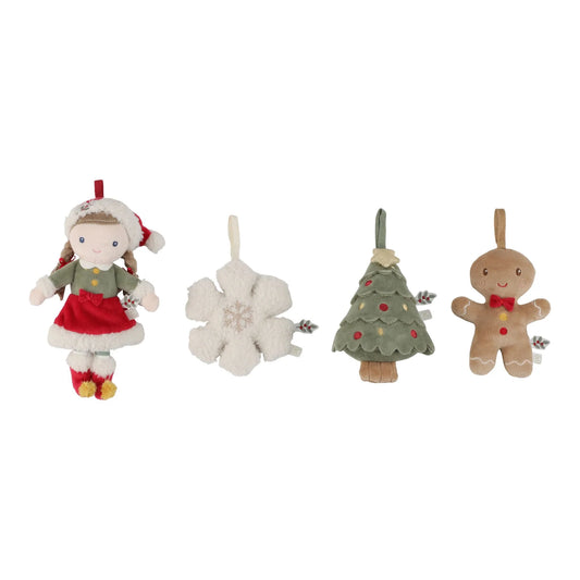 Rosa Weihnachtsbaumhängerset GRS