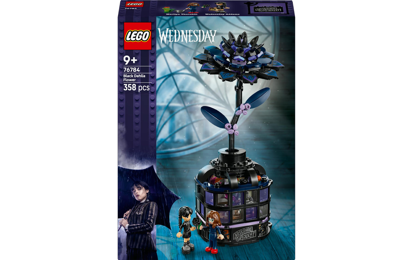 LEGO Wednesday Schwarze Dahlie 76784