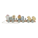 Eisenbahn mit Steck-Formen Huhn Little Farm FSC