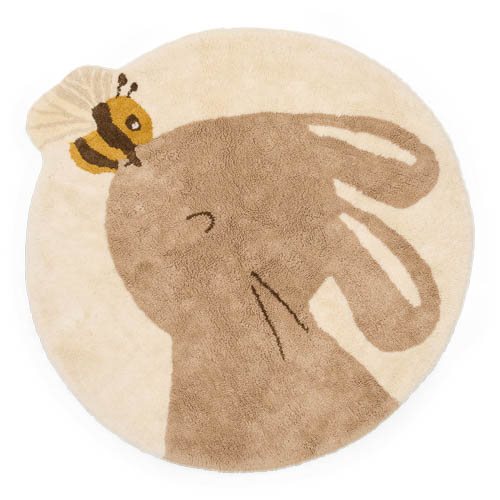 Teppich Bunny - Durchm. 110 cm  Anti Slip