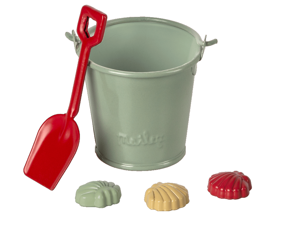 Maileg-Strand Set -Schaufel, Eimer & Muscheln