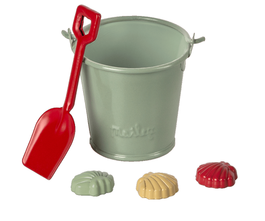 Maileg-Strand Set -Schaufel, Eimer & Muscheln