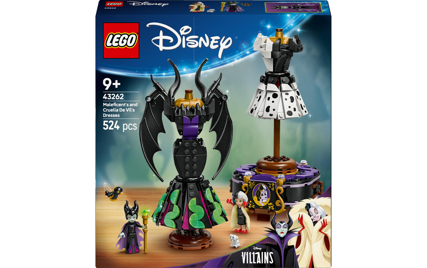 LEGO Kleider von Malefiz / Cruella de Vil
