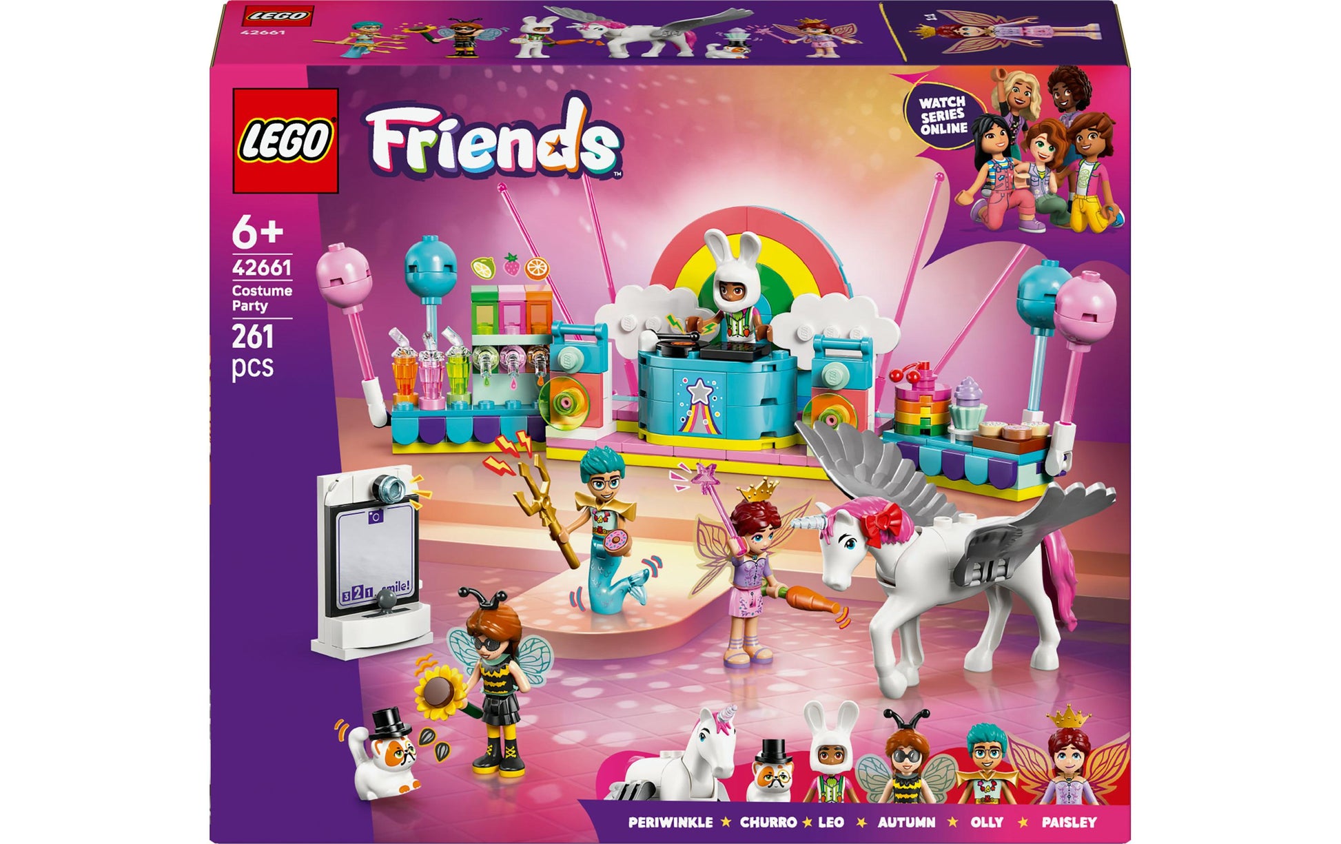 LEGO Kostümparty mit Einhorn und Fee