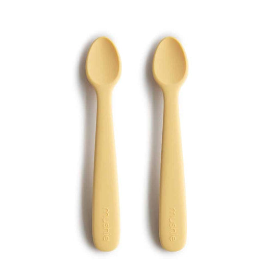 Mushie Baby Löffel 2er Set Pale Daffodil